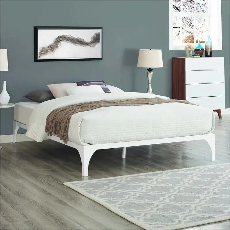 Mod-5433-whi Modway Furniture Ollie Bedroom Furniture Bed
