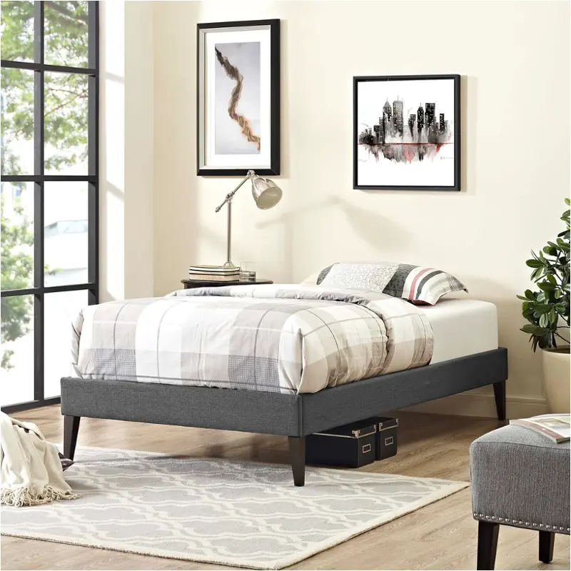 Mod-5895-gry Modway Furniture Tessie Bedroom Furniture Bed