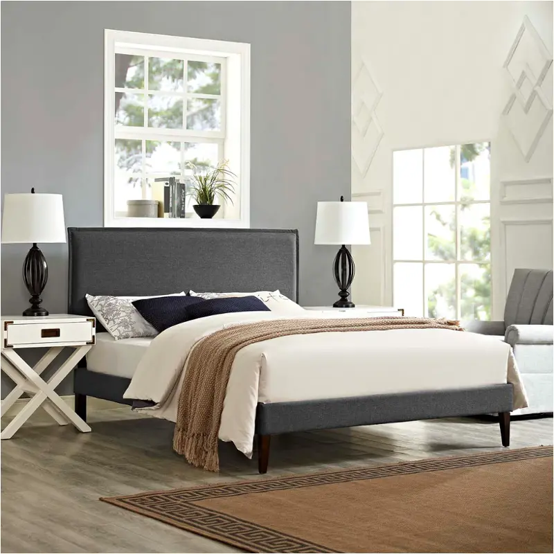 Mod-5908-gry Modway Furniture Amaris Bedroom Furniture Bed