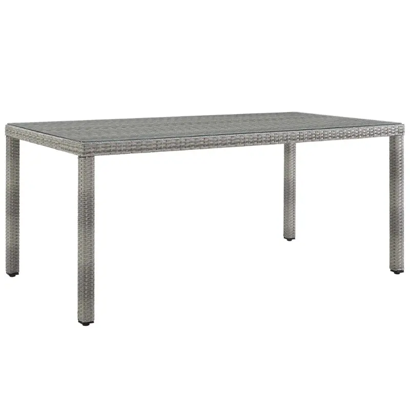 Eei-2921-gry Modway Furniture Aura Outdoor Furniture Patio Table