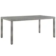 Eei-2921-gry Modway Furniture Aura Outdoor Furniture Patio Table