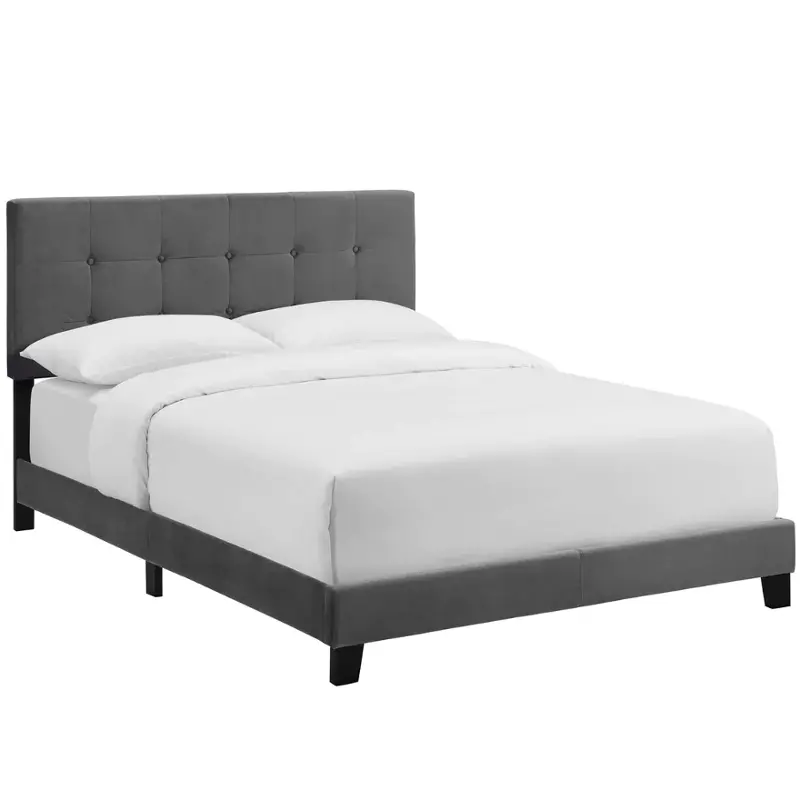 Mod-5859-gry Modway Furniture Amira Bedroom Furniture Bed