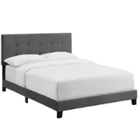 Mod-5859-gry Modway Furniture Amira Bedroom Furniture Bed