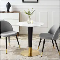 Eei-5121-gld-whi Modway Furniture Zinque Dining Room Furniture Dining Table
