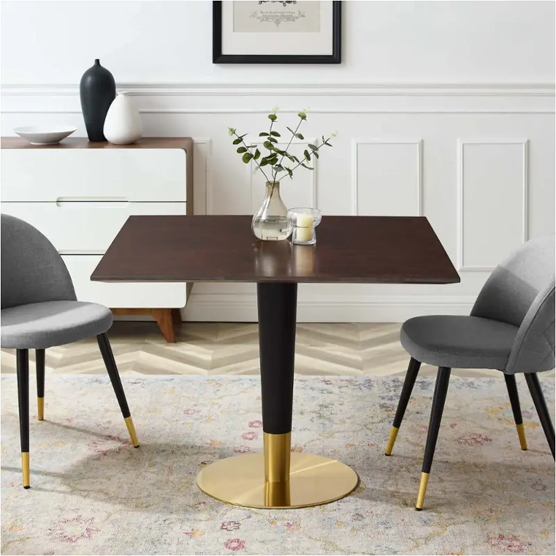 Eei-5129-gld-che Modway Furniture Zinque Dining Room Furniture Dining Table