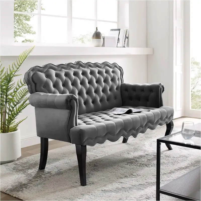 Eei-3373-gry Modway Furniture Living Room Furniture Loveseat