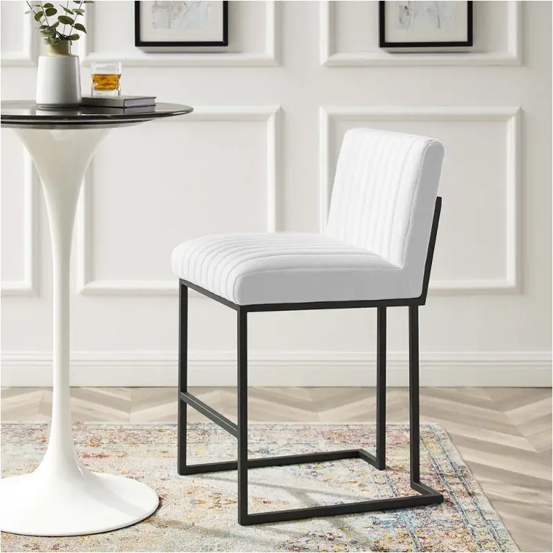 Eei-4653-whi Modway Furniture Indulge Dining Room Furniture Stool