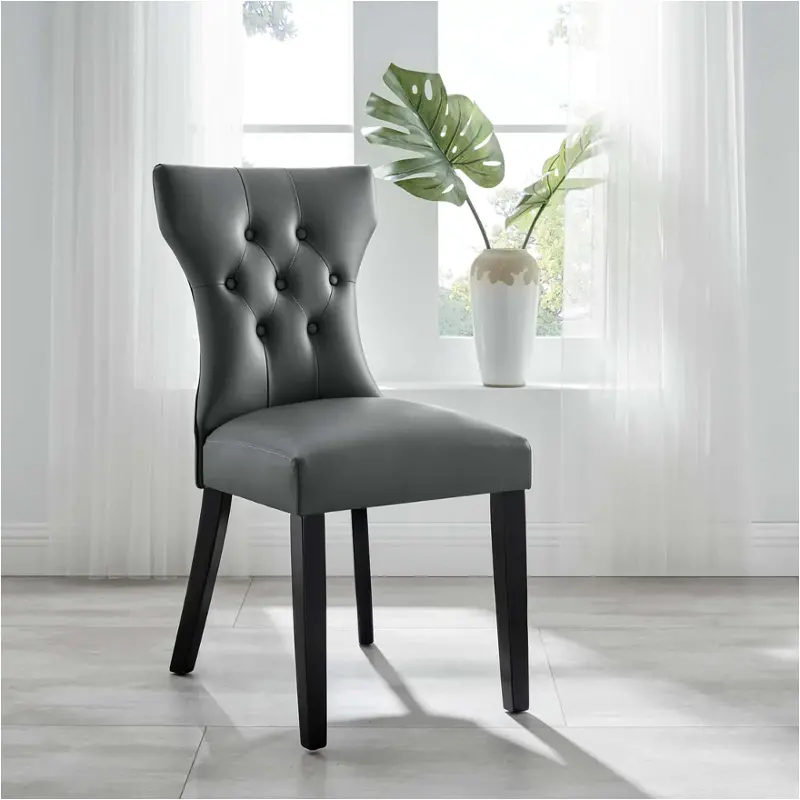 Eei-812-gry Modway Furniture Silhouette Dining Room Furniture Dining Chair