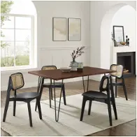 Eei-6059-blk-wal Modway Furniture Henley Dining Room Furniture Dining Table