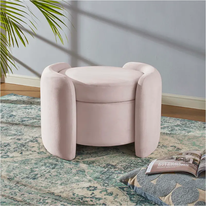 Eei-6055-pnk Modway Furniture Nebula Dining Room Furniture Ottoman