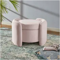 Eei-6055-pnk Modway Furniture Nebula Dining Room Furniture Ottoman