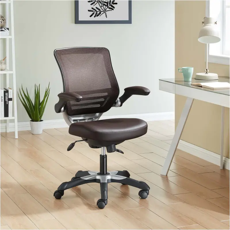 Eei-595-brn Modway Furniture Edge Home Office Furniture Office Chair