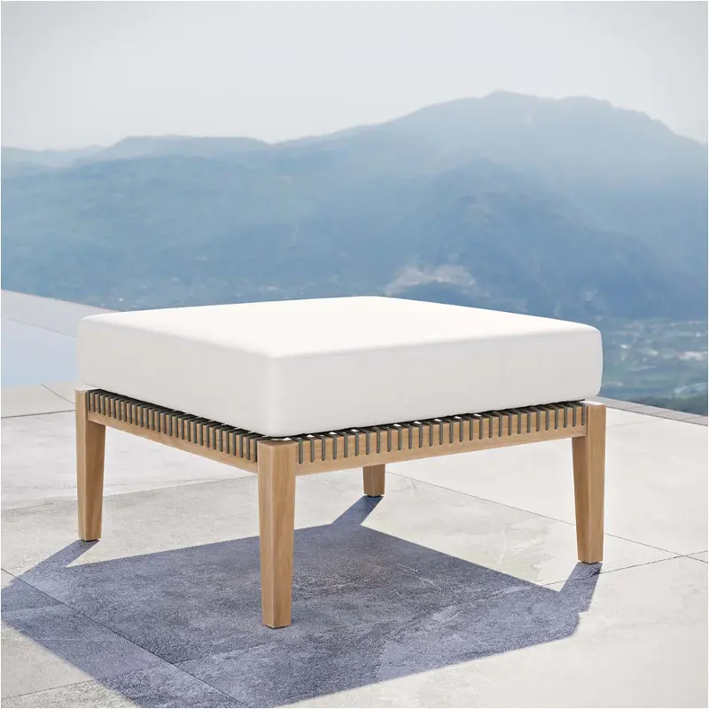 Eei-5854-gry-whi Modway Furniture Clearwater Outdoor Furniture Patio Seating
