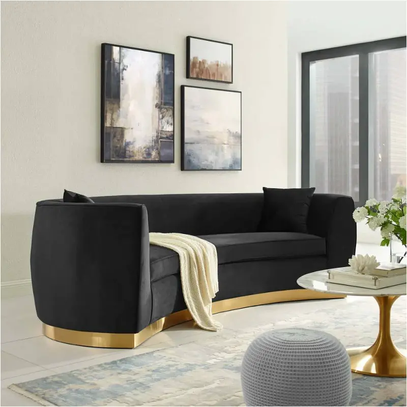 Eei-3408-blk Modway Furniture Resolute Living Room Furniture Sofa