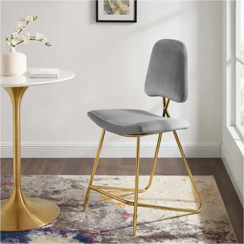 Eei-3879-gry Modway Furniture Ponder Dining Room Furniture Stool