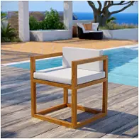 Eei-3420-nat-whi Modway Furniture Newbury Outdoor Furniture Patio Seating