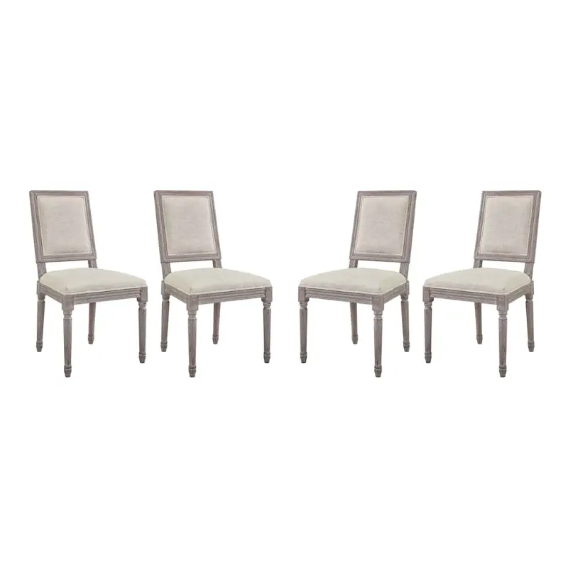 Eei-3501-bei Modway Furniture Court Dining Room Furniture Dining Chair