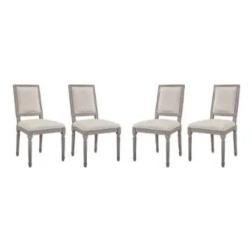 Eei-3501-bei Modway Furniture Court Dining Room Furniture Dining Chair