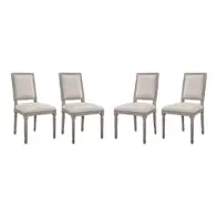 Eei-3501-bei Modway Furniture Court Dining Room Furniture Dining Chair
