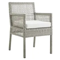 Eei-3561-gry-whi Modway Furniture Aura Dining Room Furniture Dining Chair