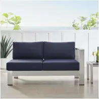 Eei-4222-slv-nav Modway Furniture Seg Outdoor Furniture Sectional