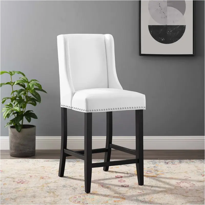 Eei-3736-whi Modway Furniture Baron Dining Room Furniture Stool
