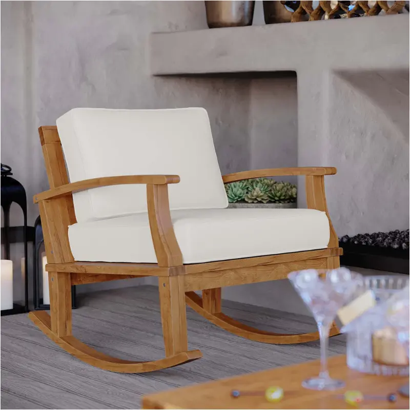 Eei-4177-nat-whi Modway Furniture Marina Outdoor Furniture Patio Seating