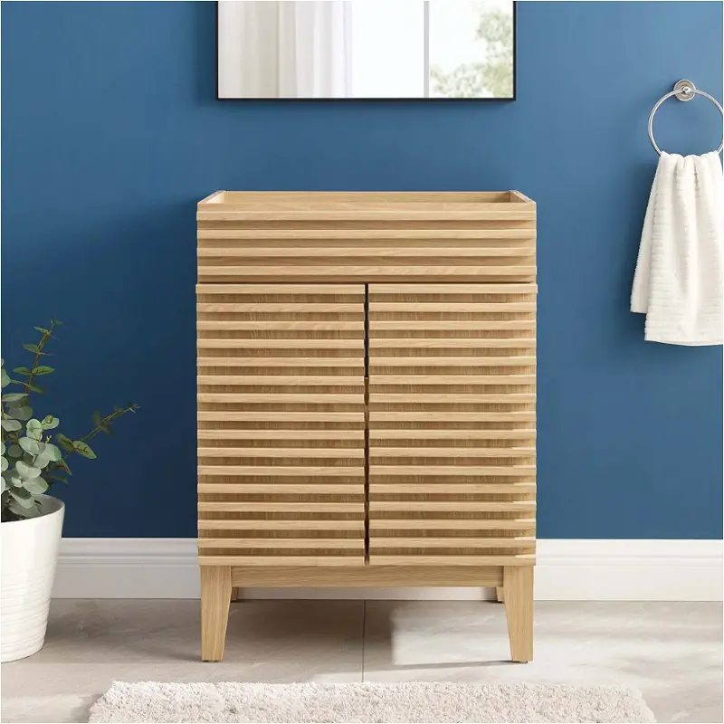 Eei-4598-oak Modway Furniture Render Bathroom Furniture Vanitie