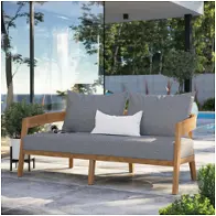 Eei-5601-nat-gry Modway Furniture Brisbane Outdoor Furniture Loveseat