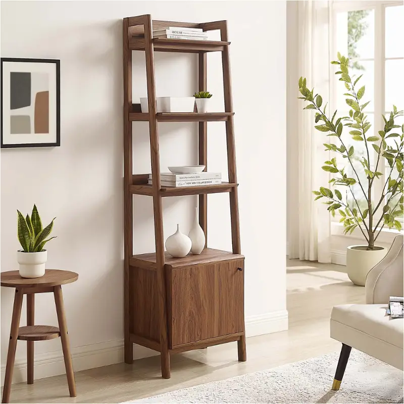 Eei-4655-wal Modway Furniture Bixby Home Office Furniture Bookcase
