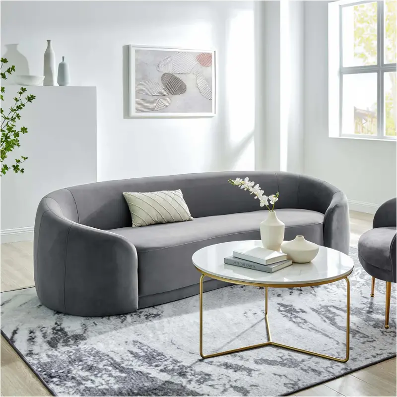 Eei-5018-gry Modway Furniture Contessa Living Room Furniture Sofa