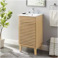 Eei-5420-oak-whi Modway Furniture Render Bathroom Furniture Vanitie