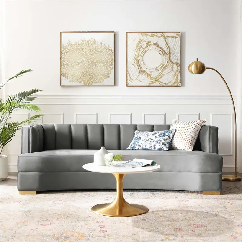 Eei-4134-gry Modway Furniture Encompass Living Room Furniture Sofa