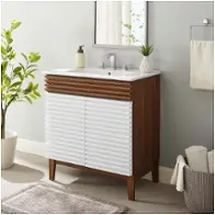 Eei-5422-whi-wal-whi Modway Furniture Render Bathroom Furniture Vanitie