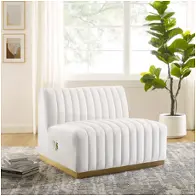 Eei-5504-gld-whi Modway Furniture Conjure Living Room Furniture Sectional