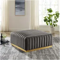 Eei-5507-gld-gry Modway Furniture Conjure Living Room Furniture Ottoman