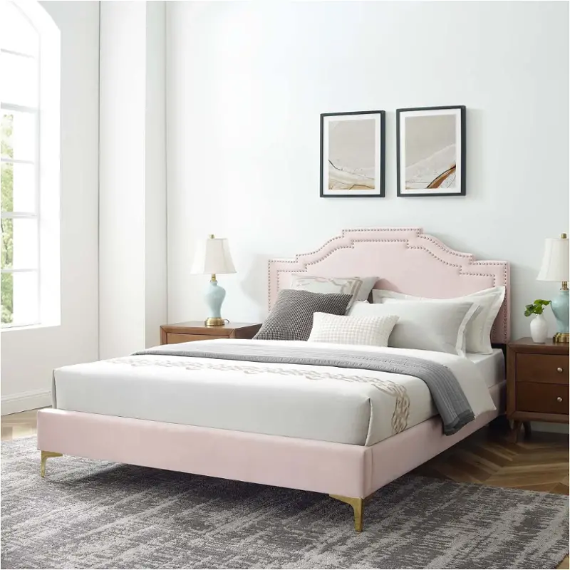 Mod-6856-pnk Modway Furniture Adelaide Bedroom Furniture Bed