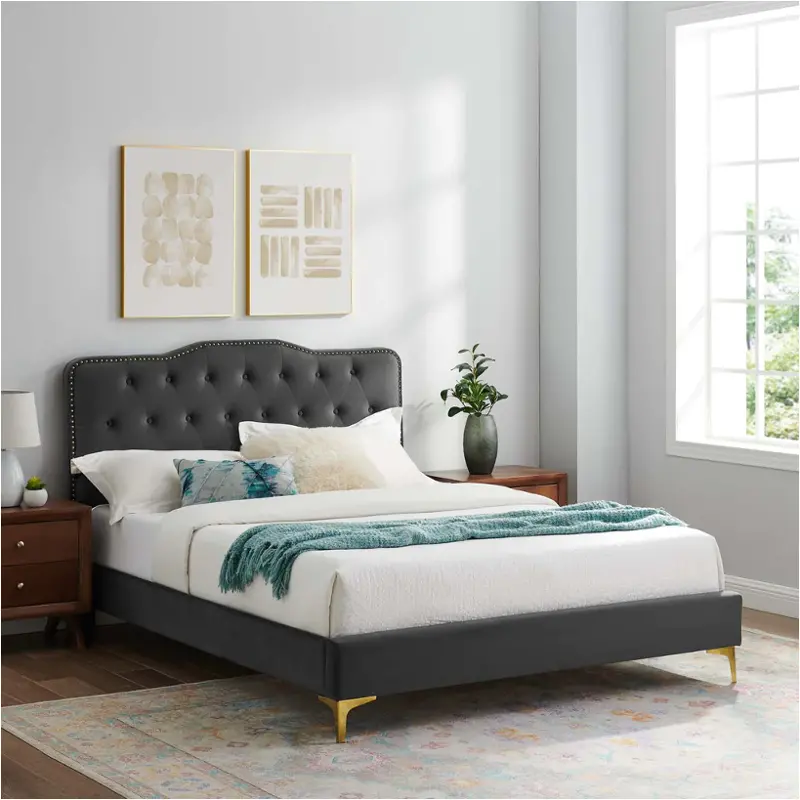 Mod-6781-cha Modway Furniture Amber Amber Full Platform Bed