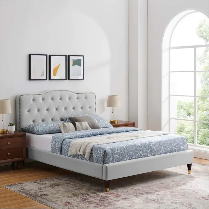 Mod-6785-lgr Modway Furniture Amber Bedroom Furniture Bed