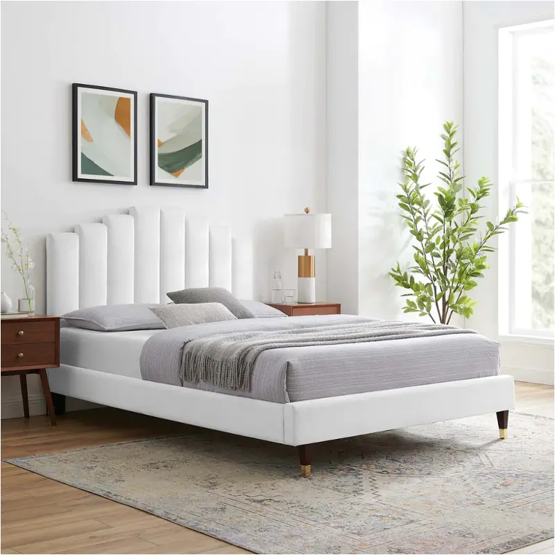 Mod-6874-whi Modway Furniture Elise Bedroom Furniture Bed