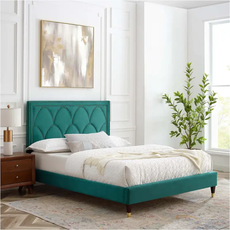 Mod-6590-tea Modway Furniture Kendall Bed