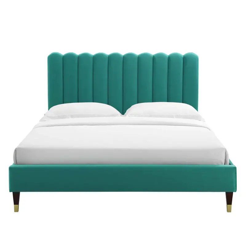 Mod-6587-tea Modway Furniture Reagan Bedroom Furniture Bed