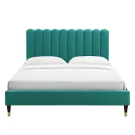 Mod-6587-tea Modway Furniture Reagan Bedroom Furniture Bed