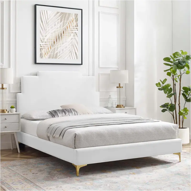 Mod-6895-whi Modway Furniture Lindsey Bedroom Furniture Bed