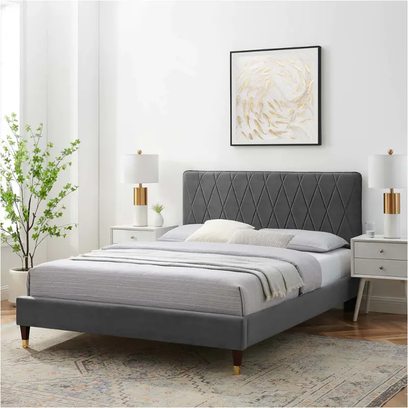Mod-6707-cha Modway Furniture Phillipa Bed