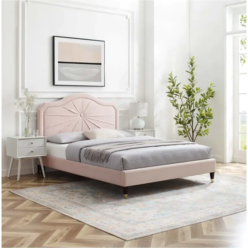 Mod-6710-pnk Modway Furniture Portia Bedroom Furniture Bed