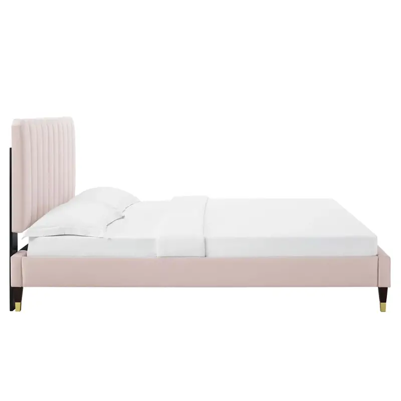 Mod-6886-pnk Modway Furniture Reagan Bedroom Furniture Bed
