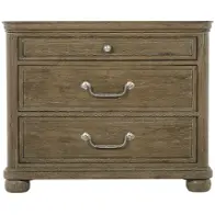 387229d Bernhardt Furniture Rustic Patina - Peppercorn Bedroom Furniture Nightstand
