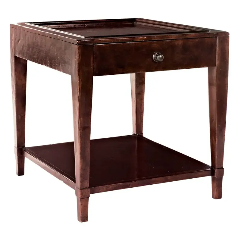 322112b Bernhardt Furniture Vintage Patina Living Room Furniture End Table