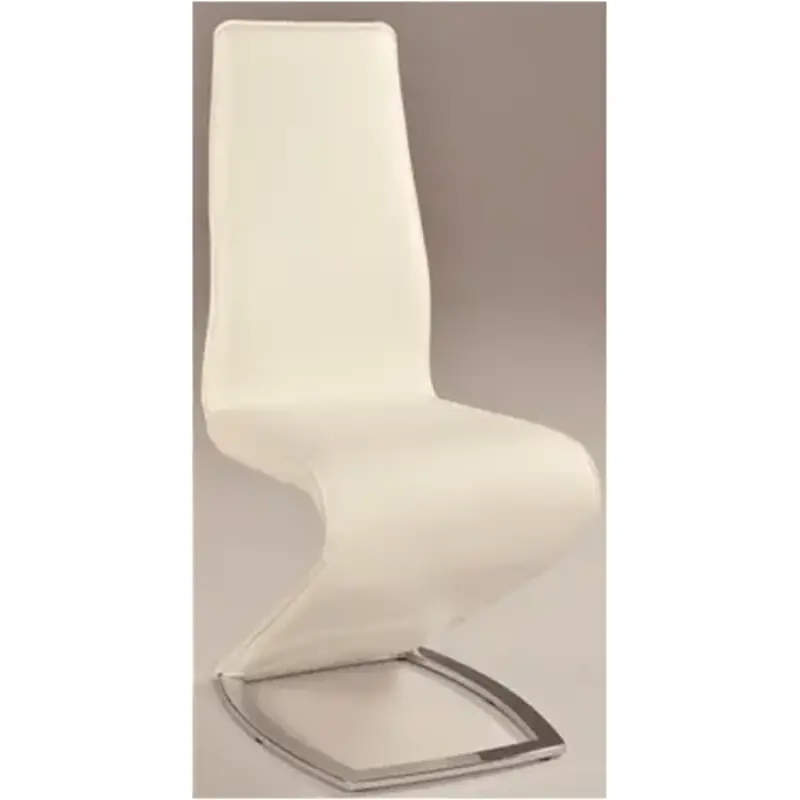 Tara-sc-wht Chintaly Imports Furniture Tara Dining Room Furniture Dinette Chair